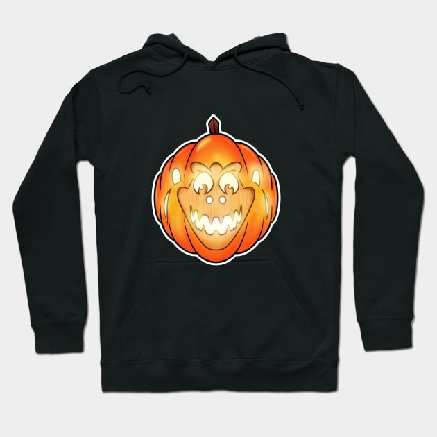 Mr. BaX jack-o-lantern Hoodie by SilverBaX